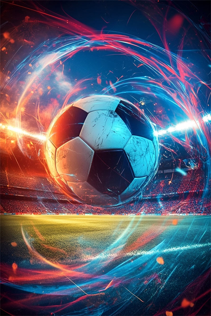 Fußball Fotohintergrund Turbo Spin Fußball Hintergrund GQ6-280