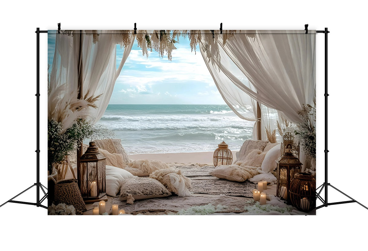 Boho Fotokulisse Seaside Romance Retreat Sommer Kulisse GQ6-45