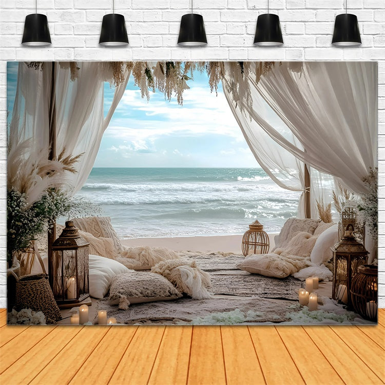 Boho Fotokulisse Seaside Romance Retreat Sommer Kulisse GQ6-45