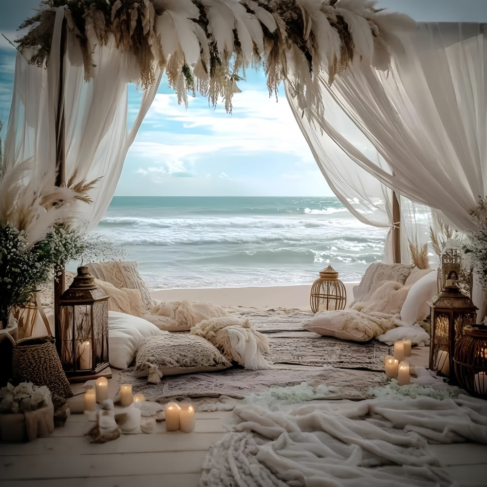 Boho Fotokulisse Seaside Romance Retreat Sommer Kulisse GQ6-45
