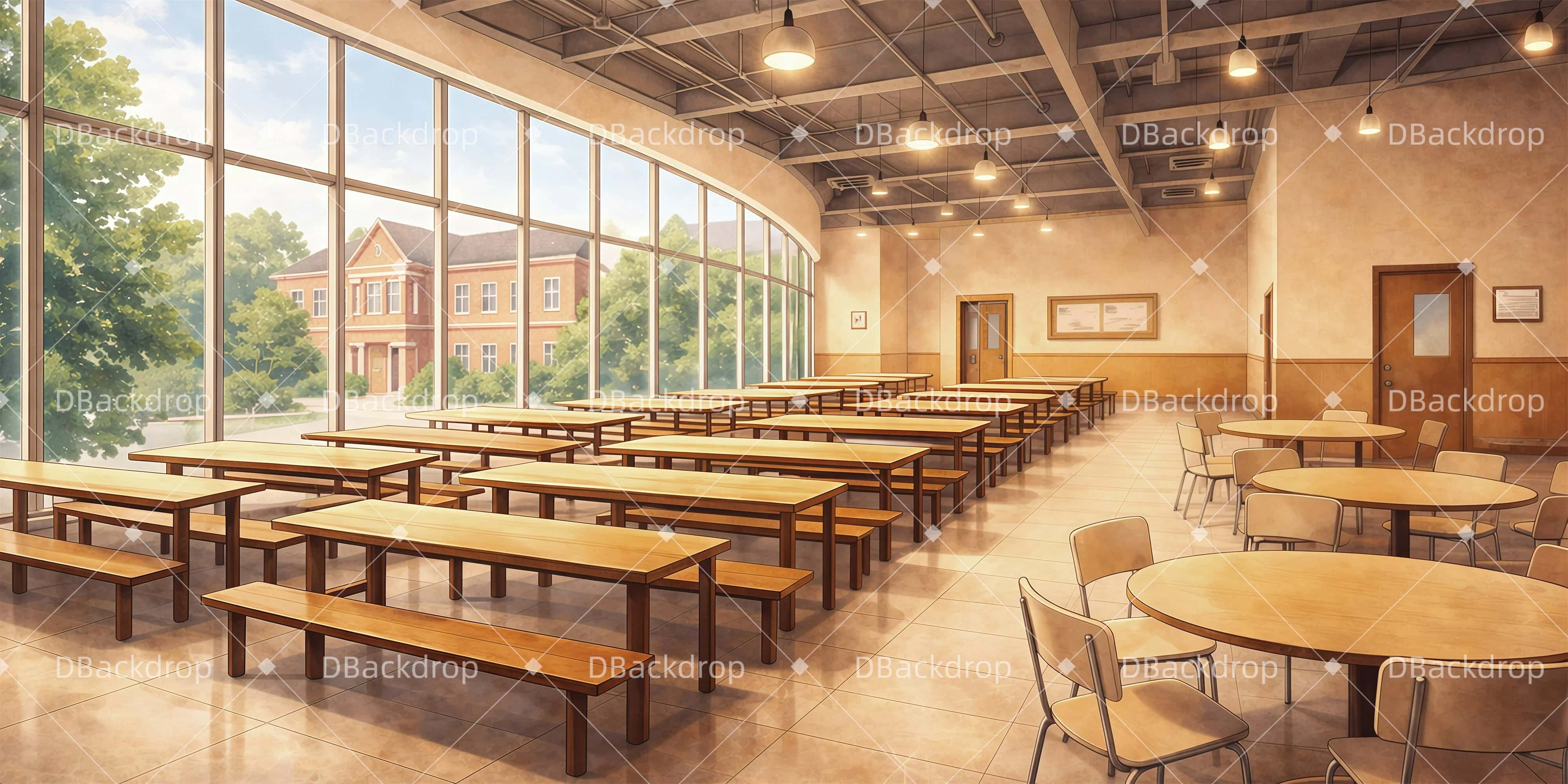 Theaterbühne Vorhang Innenraum der Cafeteria Theaterwand GQ61-T23