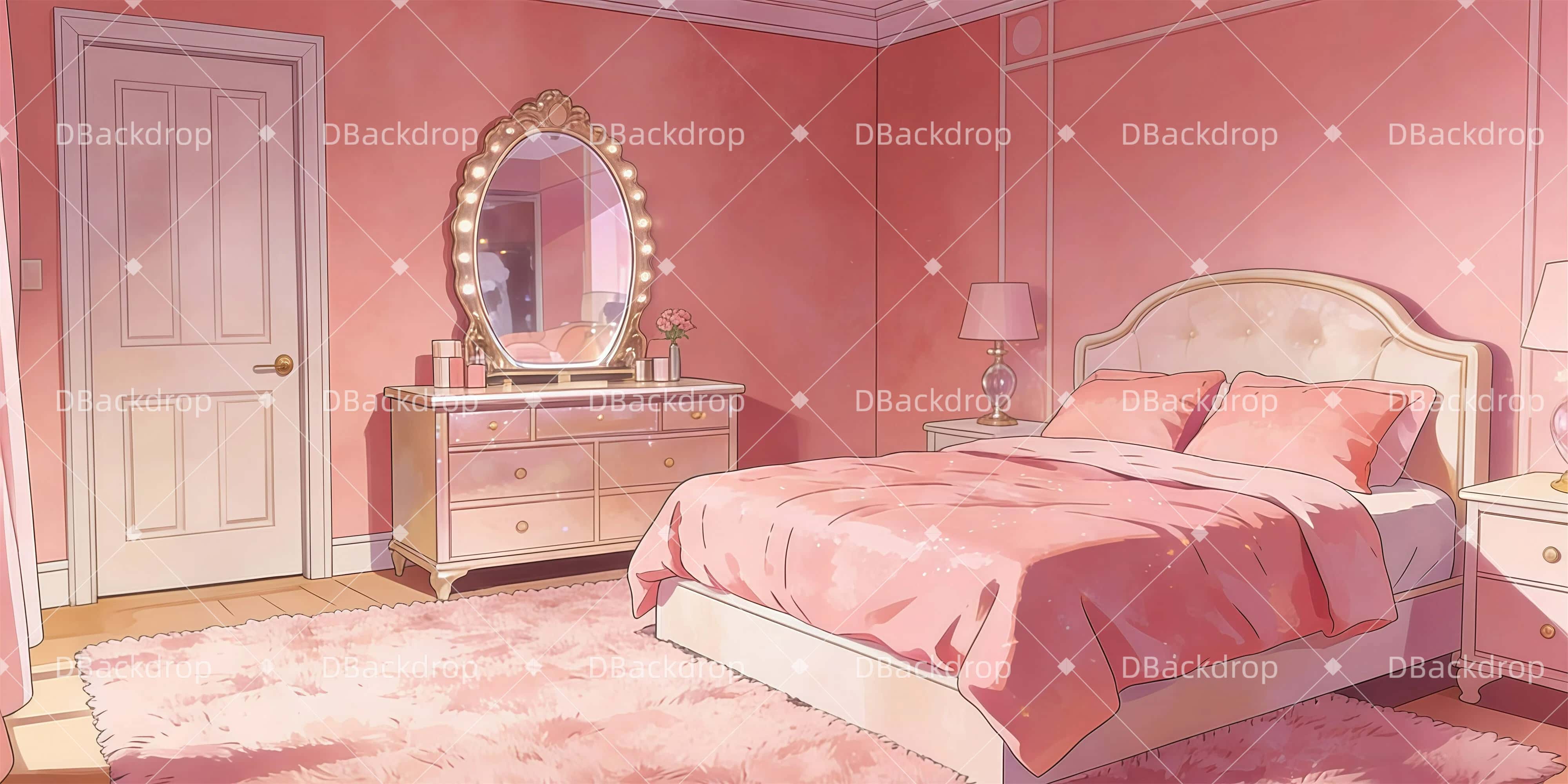 Theater Backdrops Rosa Schlafzimmer Backdrop Theater GQ61-T25