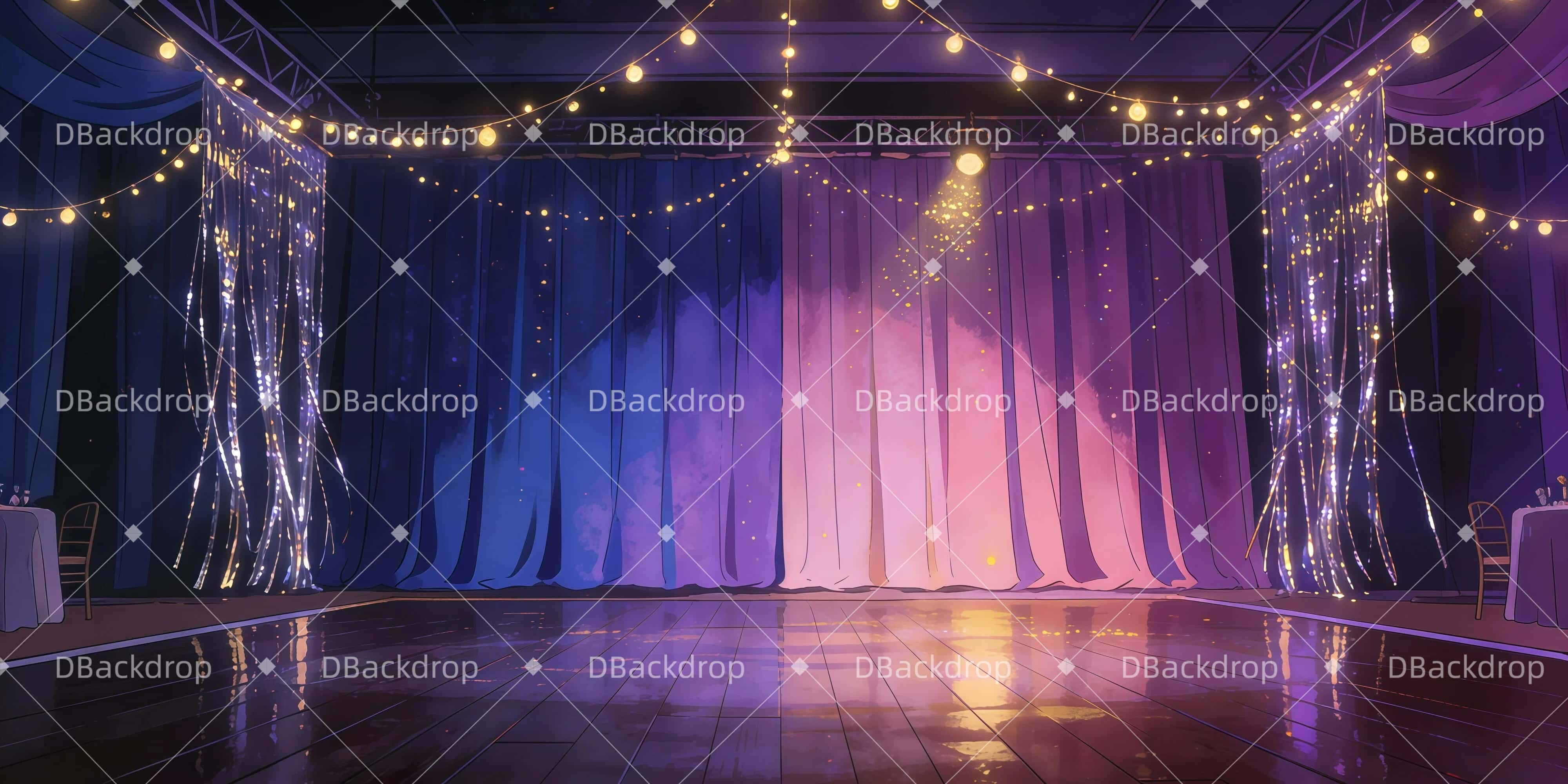 Theater Backdrops Abschlussball Theater gardinen GQ61-T30