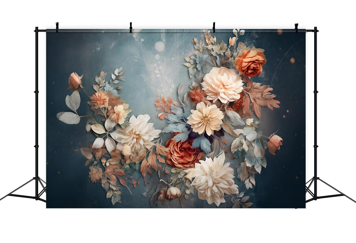 Backdrop Kunst Mitternachtsblumen Gelassenheit Backdrop GTY-101