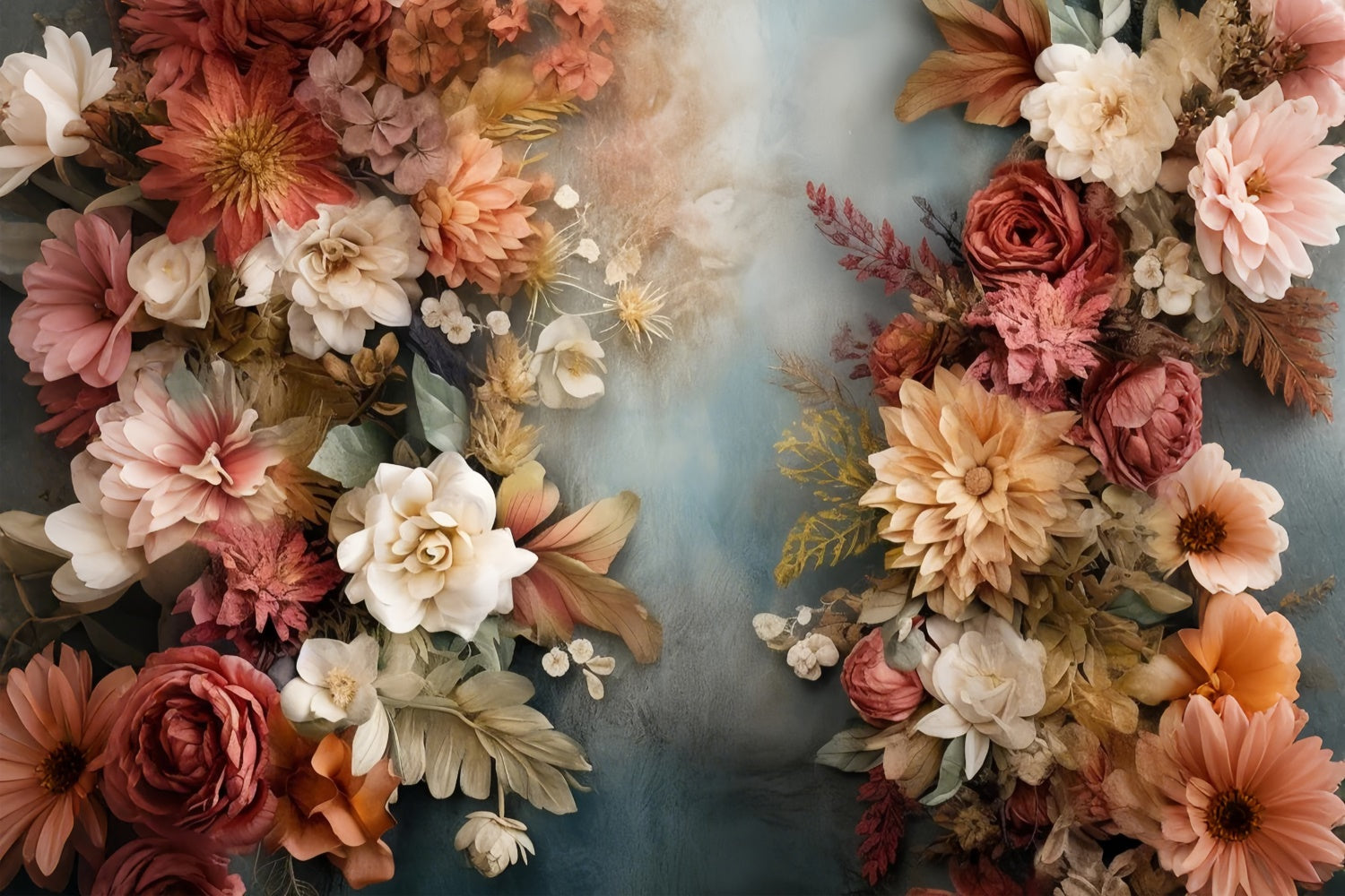 Backdrops Raffiniert Vintage Floraler Charme Backdrop GTY-105