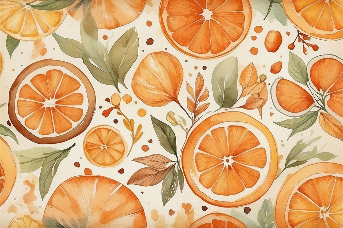 Fine Art Fotografie Backdrops Frische Orange Ernte Backdrop GTY-115