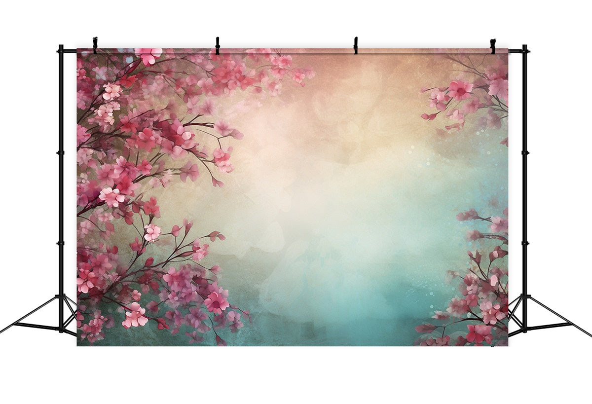Fine Art Backdrops Verträumte rosa Kirschblüte Backdrop GTY-67