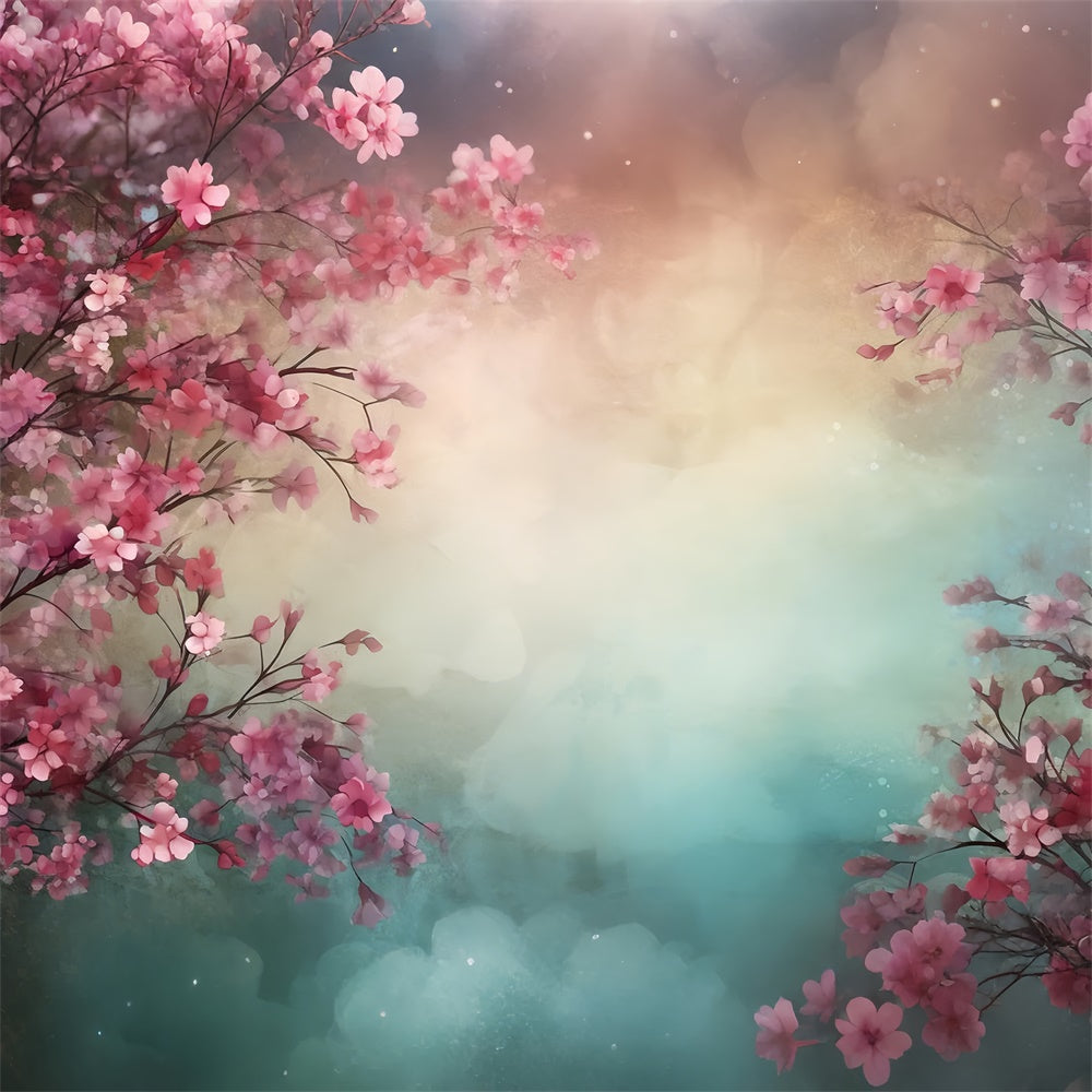 Fine Art Backdrops Verträumte rosa Kirschblüte Backdrop GTY-67
