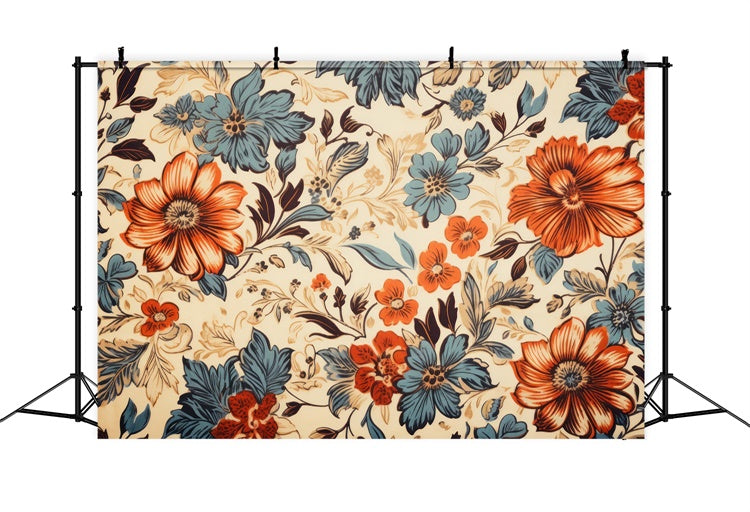 Künstlerische Backdrops Rustikale Blumen Harmonie Backdrop GTY-95