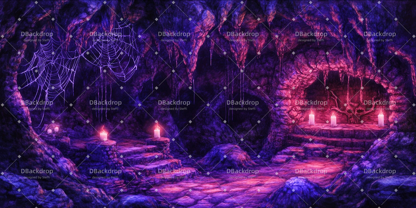 Kino-Hintergrund „Haunted Cave“ Tanzaufführung Hintergrund CSH510-T7