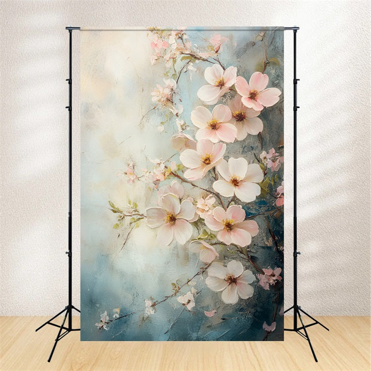 Fotografie Backdrops Frühling Pastell Floral Art Backdrop LXX1-137