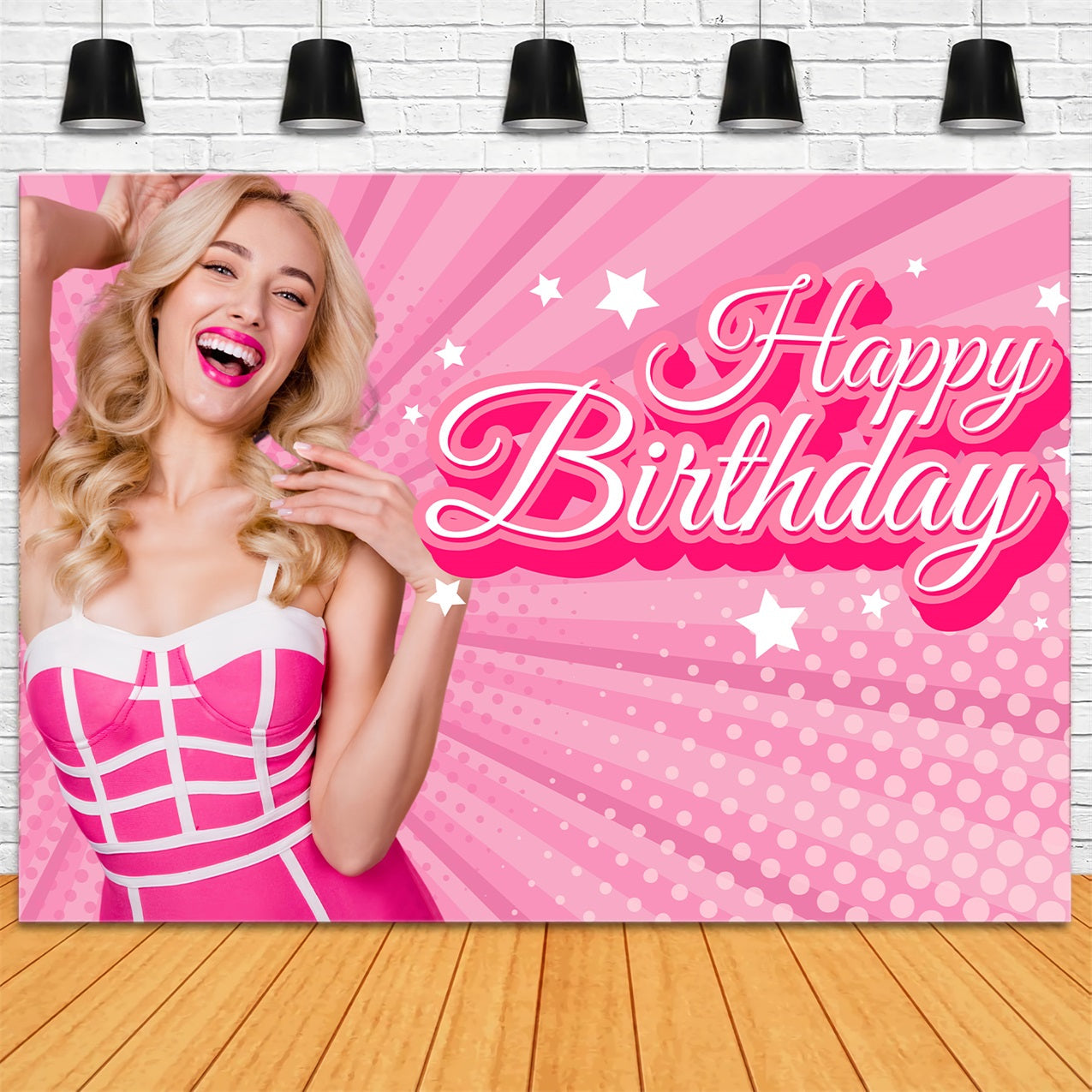 Hintergrund Geburtstag Rosa Happy Celebration Hintergrund anpassen LXX1-211