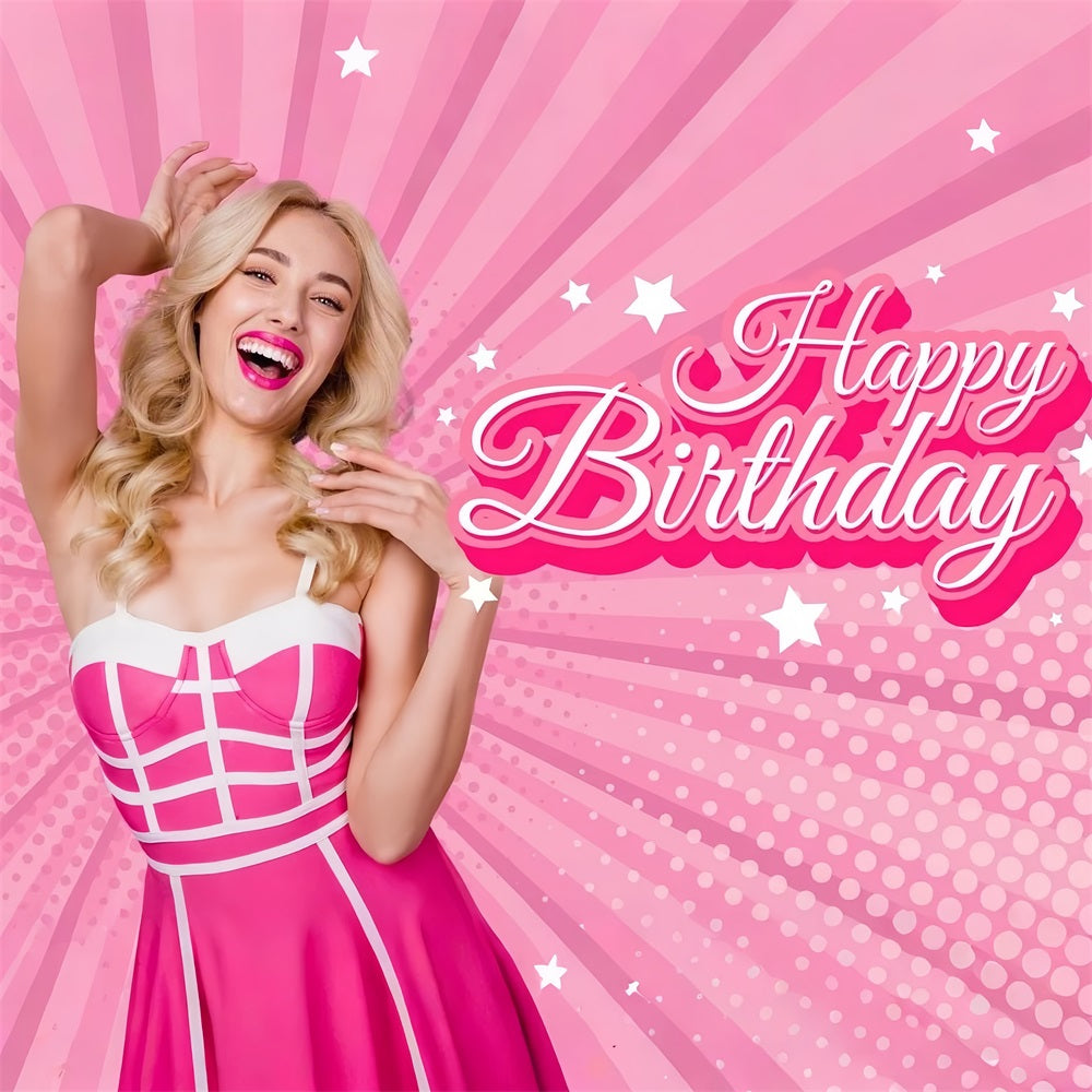 Hintergrund Geburtstag Rosa Happy Celebration Hintergrund anpassen LXX1-211
