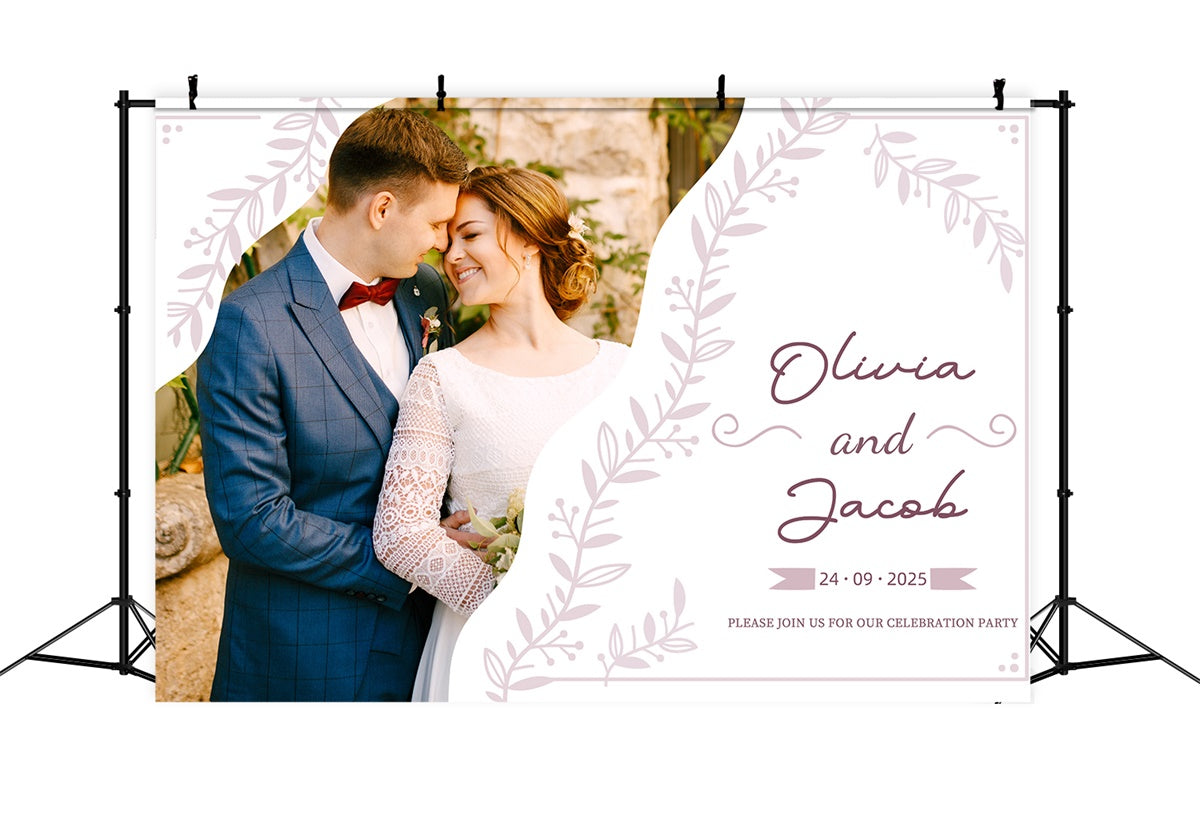Hochzeit Hintergründe für Fotos Lavendel Floral Elegant Hintergrund LXX2-142