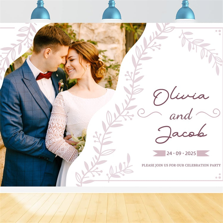 Hochzeit Hintergründe für Fotos Lavendel Floral Elegant Hintergrund LXX2-142