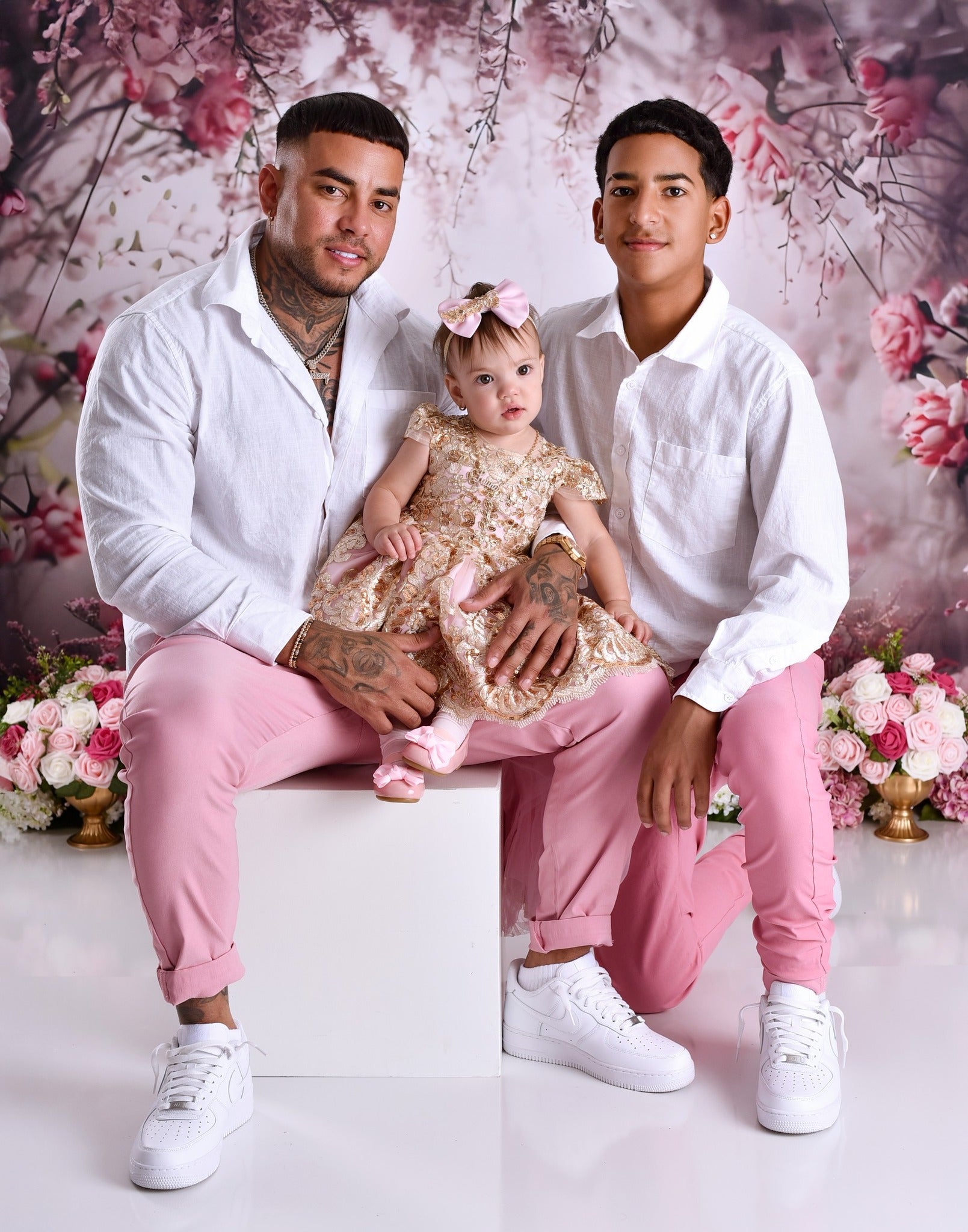 Frühling Fotohintergrund Soft Blush Rose Misty Backdrop LXX2-50