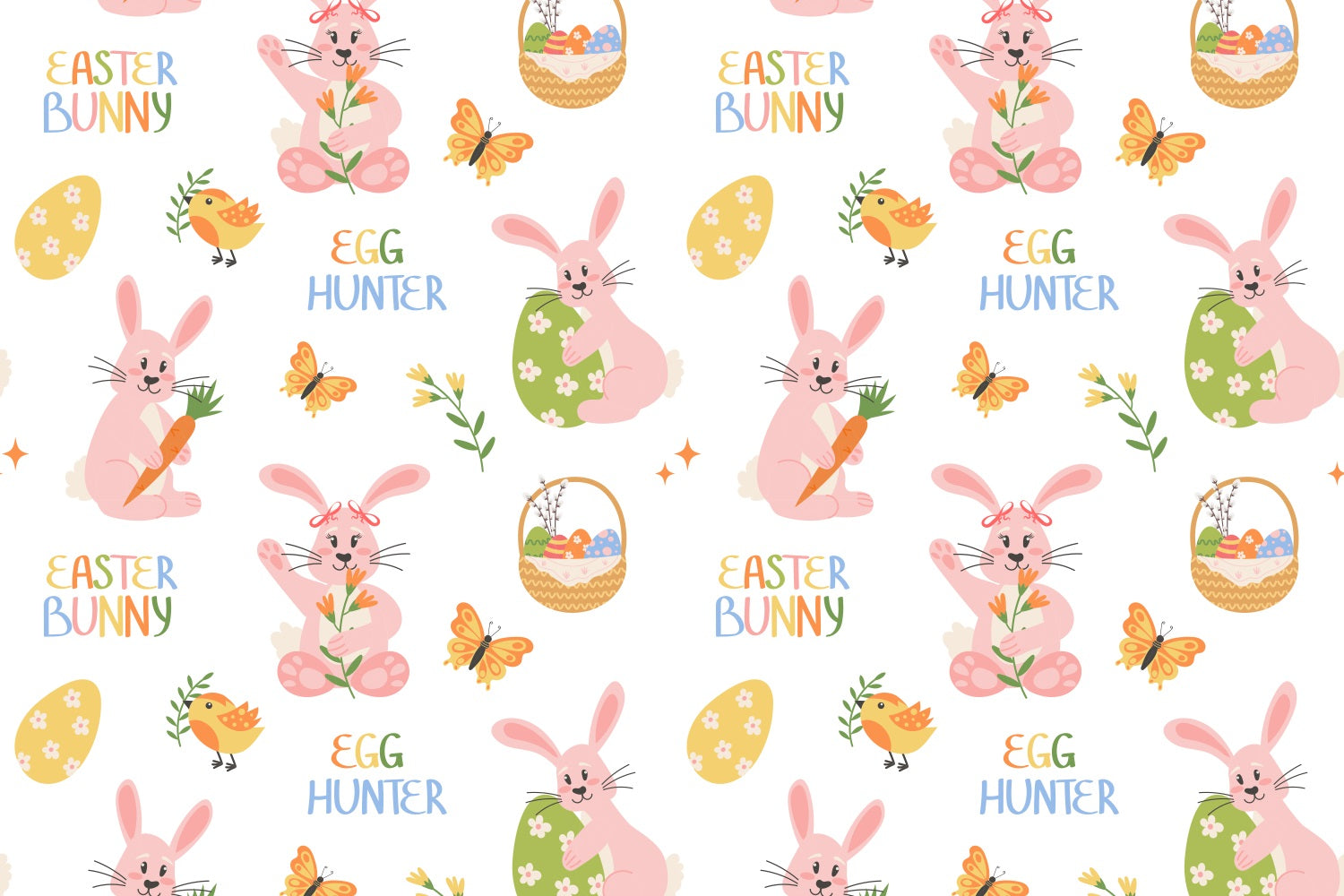 Ostern Fotohintergrund Niedlicher Hase Ei Personalisierte Kulisse LXX3-95