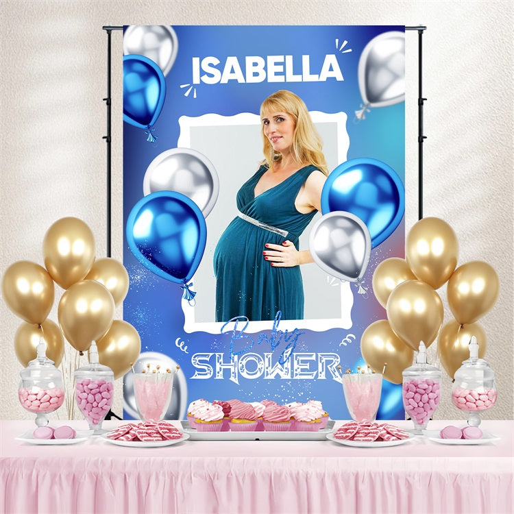 Backdrops für Baby Shower Ballon Feier Individuelles Backdrop LXX4-195