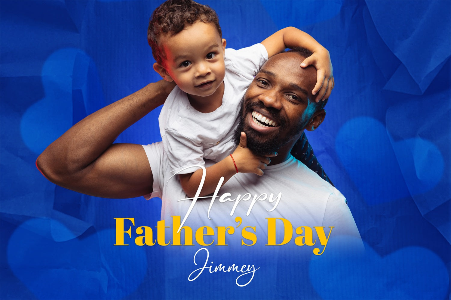 Backdrop Vatertag Fett Blau Individuelles Backdrop LXX4-69