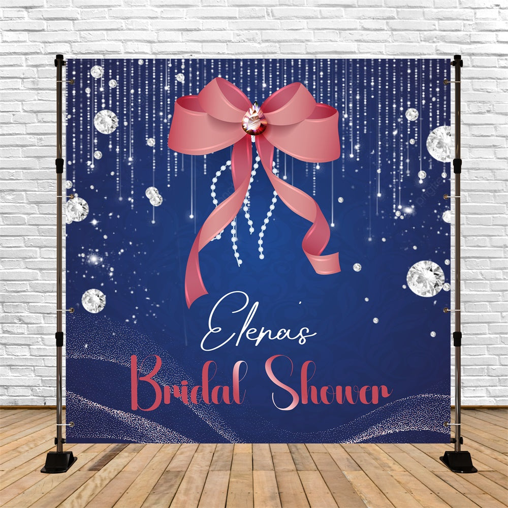 Brautdusche Hintergrund Ideen Glam Diamond Custom Backdrop LXX5-156