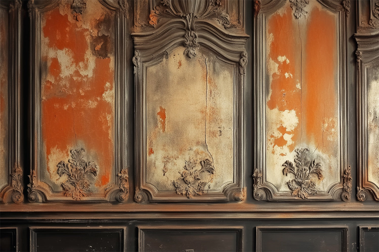 Viktorianischer Hintergrund Rustikale antike Wandstruktur Vintage-Wandhintergrund LXX510-104