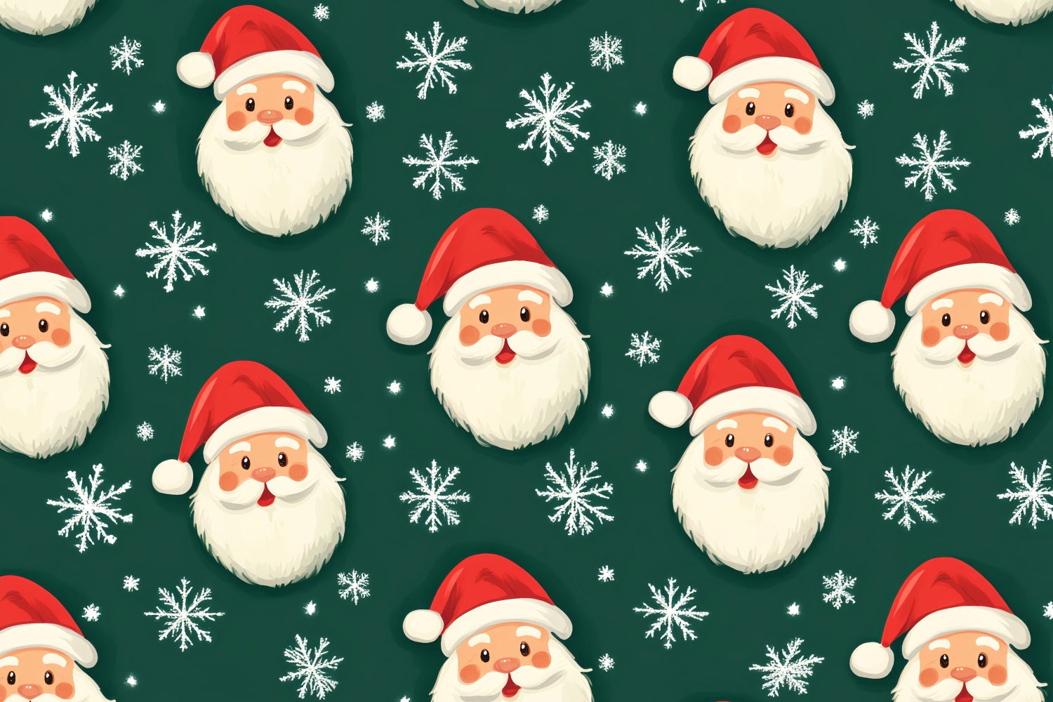 Schneeflocken-Fotohintergrund Weihnachtsmann-Gesichter Schnee Winterfotografie-Hintergründe LXX510-60