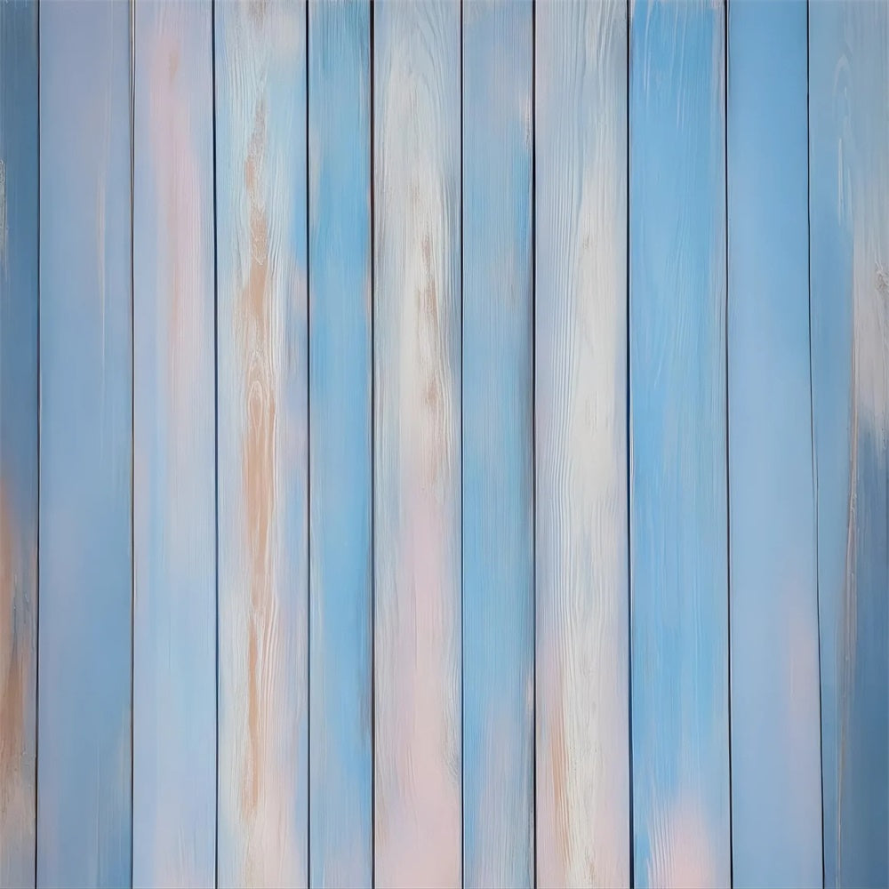 Holz Fotokulisse Baby Blau Rustikale Wandkulisse LXX57-294