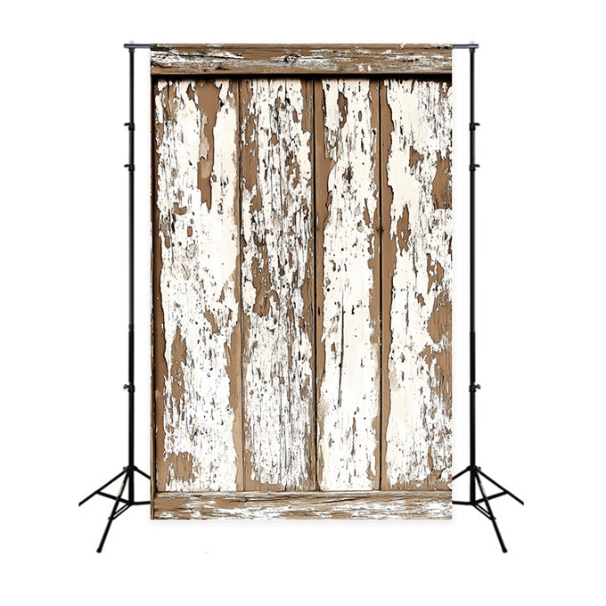 Rustikale Holzkulisse Shabby Abblätternde Farbe Kulisse LXX57-308
