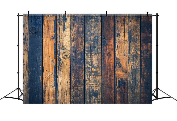 Holz Fotokulisse Verblasste Indigo Maserung Kulisse LXX57-316