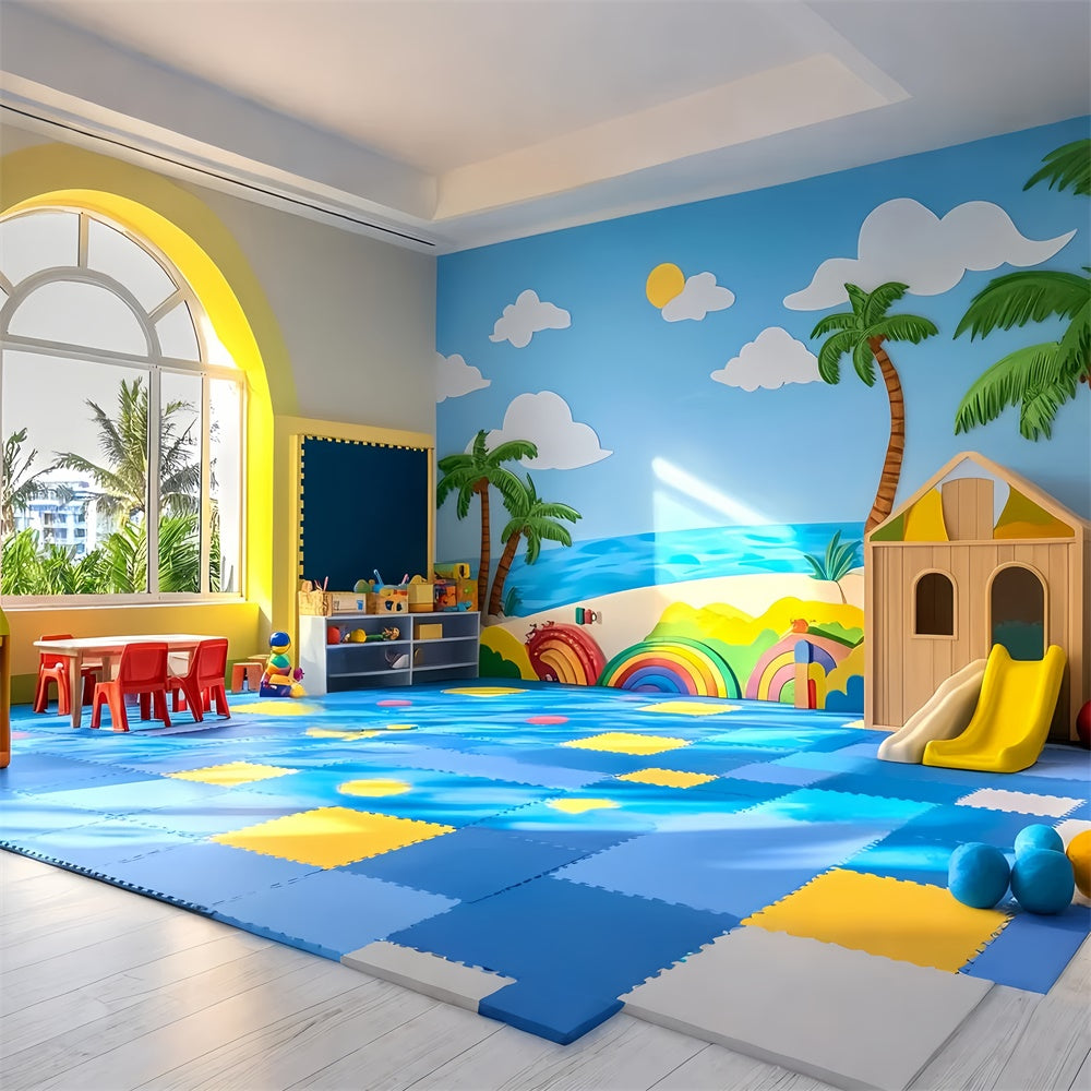 Klassenzimmer Backdrops Sommer Träume Lernen Backdrop LXX57-35