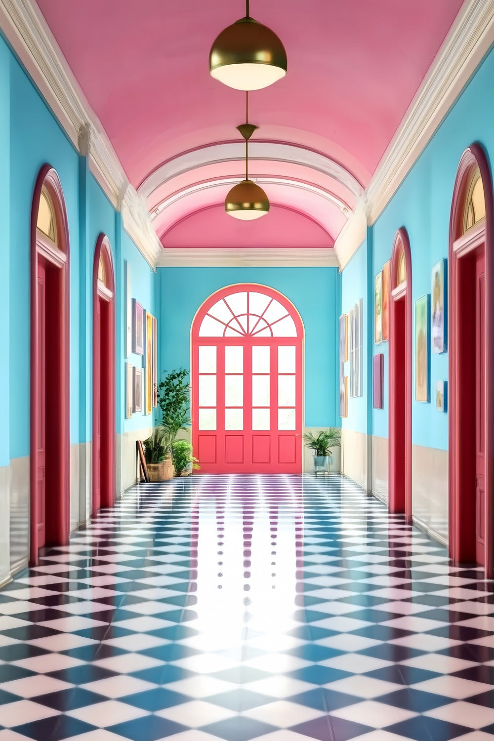 Schule Bild Hintergrund Süßigkeiten Flur Klassenzimmer Hintergrund LXX57-47