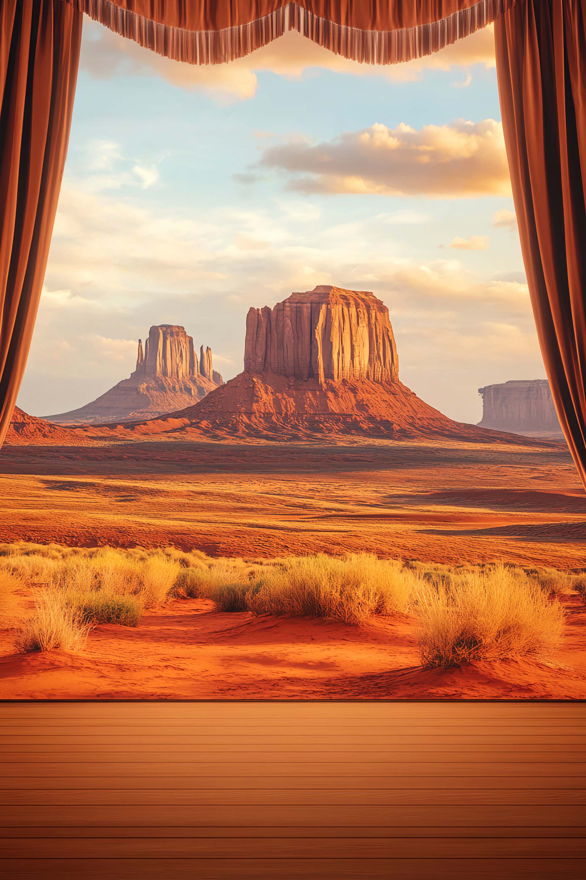 Herbst Foto Hintergrund Wüste Plateau Sonnenuntergang Ansicht Western Foto Hintergrund LXX58-208