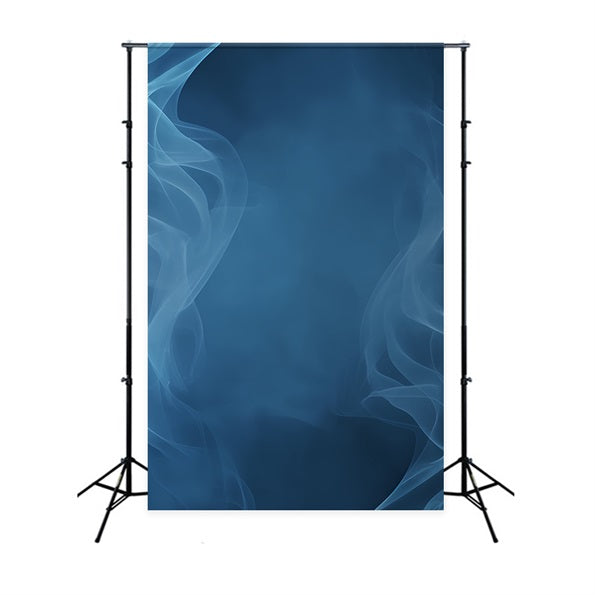 Abstrakter Tanzstudio-Fotohintergrund Blaue abstrakte fließende Textur Tanzfotohintergründe LXX59-4