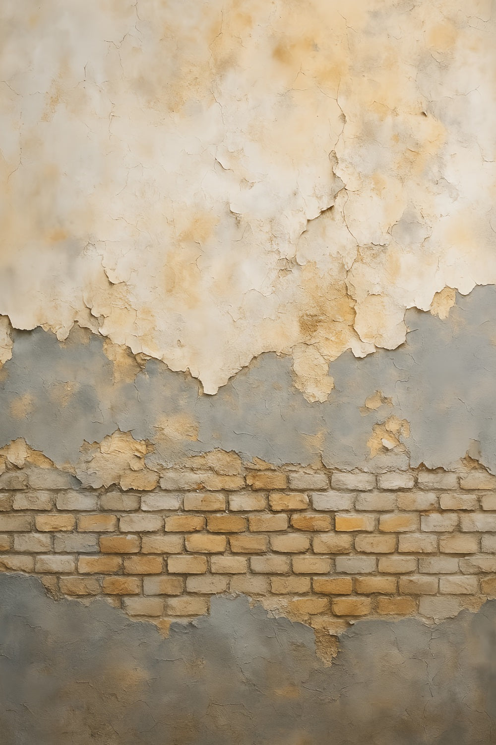 Beton-Fotohintergrund Vintage-Fotohintergrund mit rissiger Ziegelstruktur für Porträts LXX59-416