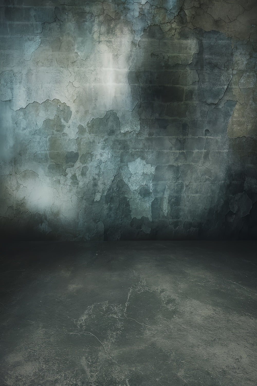 Betonhintergrund Stimmungsvolle industrielle Betonwand Porträt-Studiohintergründe LXX59-424