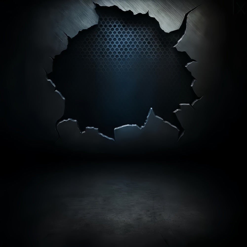 Fotohintergrund Beton Industrielle Metallgitterstruktur Porträtfotohintergrund LXX59-432