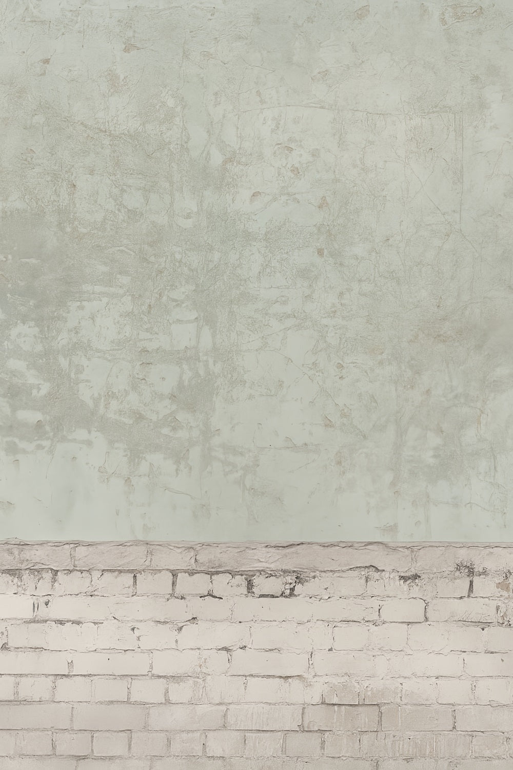 Beton-Fotohintergrund Gealterte weiße Ziegelstruktur Porträt-Studiohintergründe LXX59-446