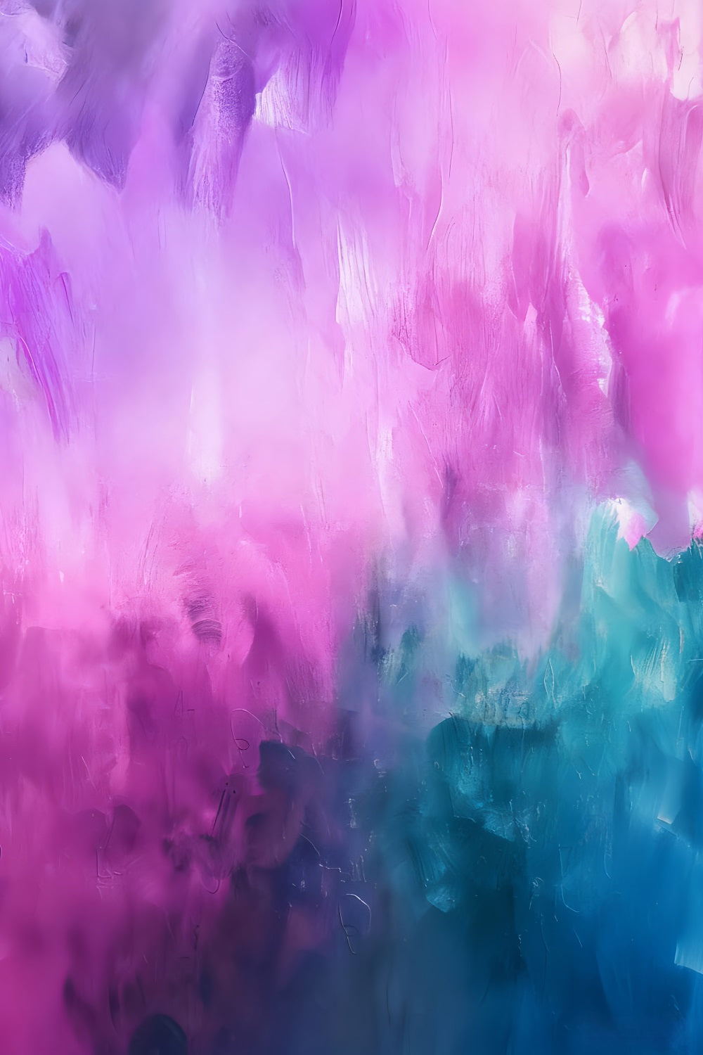 Porträt-Studiohintergründe Lebhaftes Pink-Türkis Abstrakter Familienporträt-Fotohintergrund LXX59-450