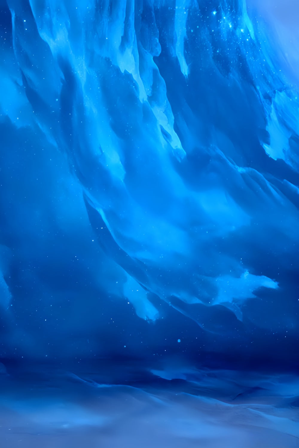 Blauer Porträt-Fotohintergrund Tiefes Arktisblau Abstrakter Porträt-Foto-Fotohintergrund LXX59-466