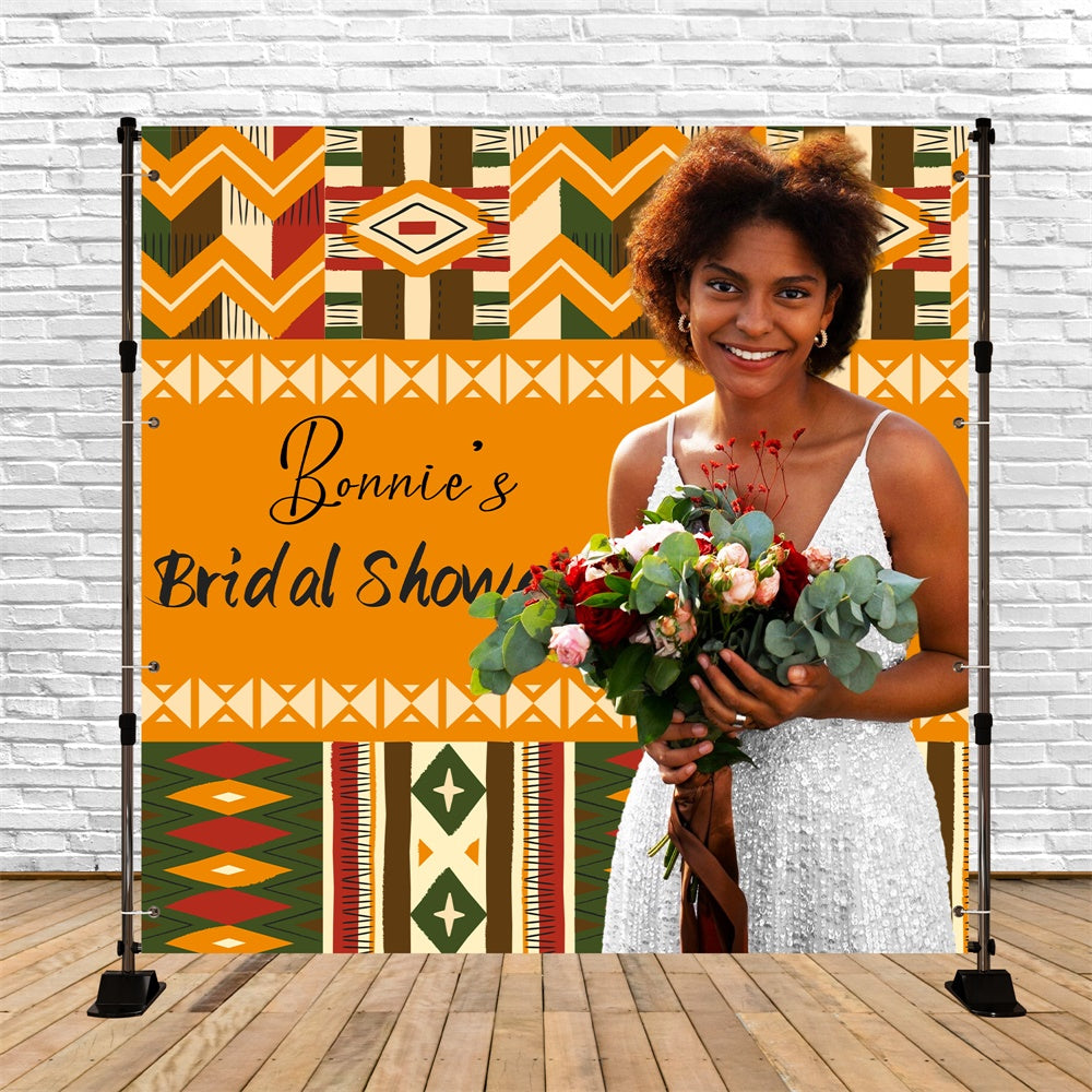 Indische Hochzeit Backdrop Eleganz Glückseligkeit Ethnische personalisierte Backdrop LXX6-120