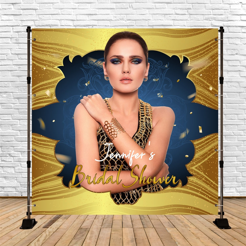 Hochzeitskulisse Ideen Golden Royal Glamour Individuell gestaltete Kulisse LXX6-137