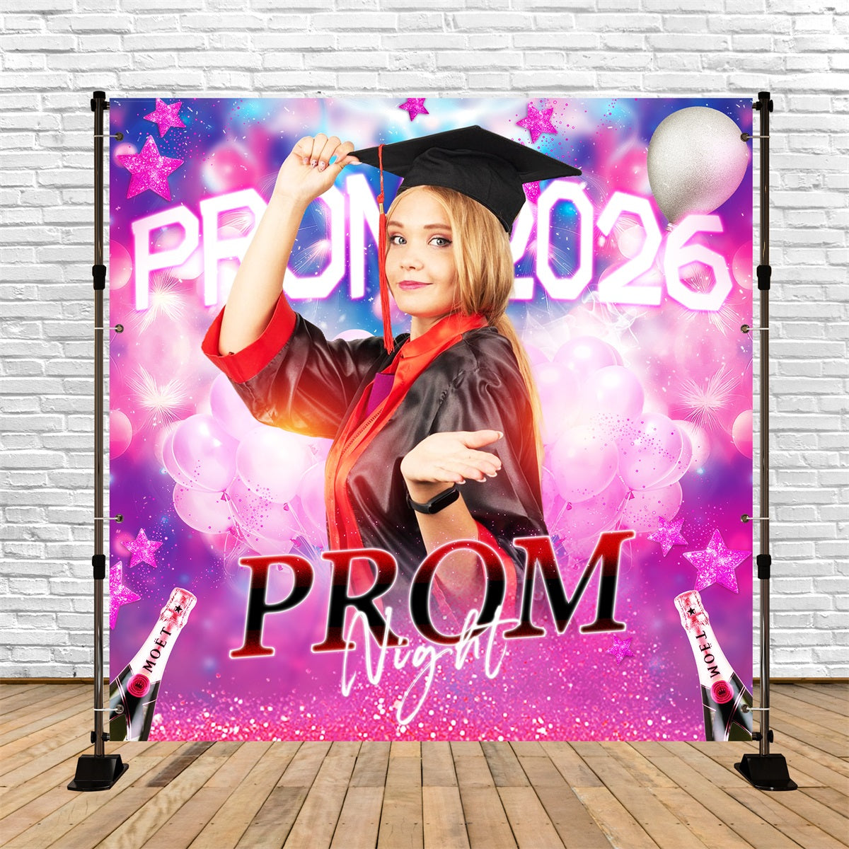 Prom 2026 Kulisse Fantasy Lichter Customized Party Graduation Kulisse LXX6-199