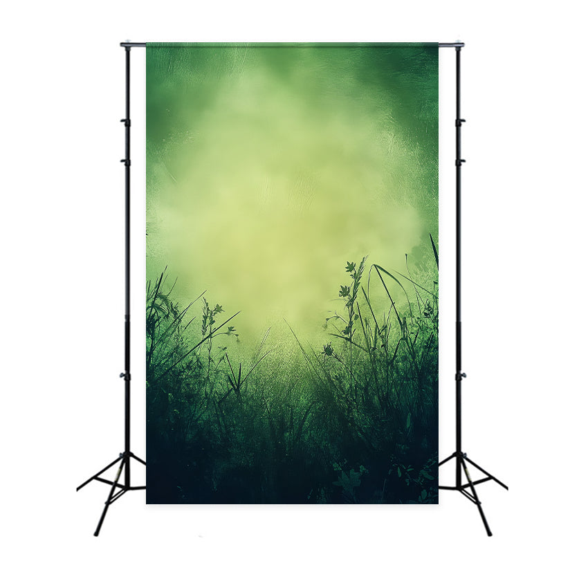 Foto-Porträt-Hintergrund Verdant Meadow Glow Mist Studio-Porträt-Hintergründe LXX61-11