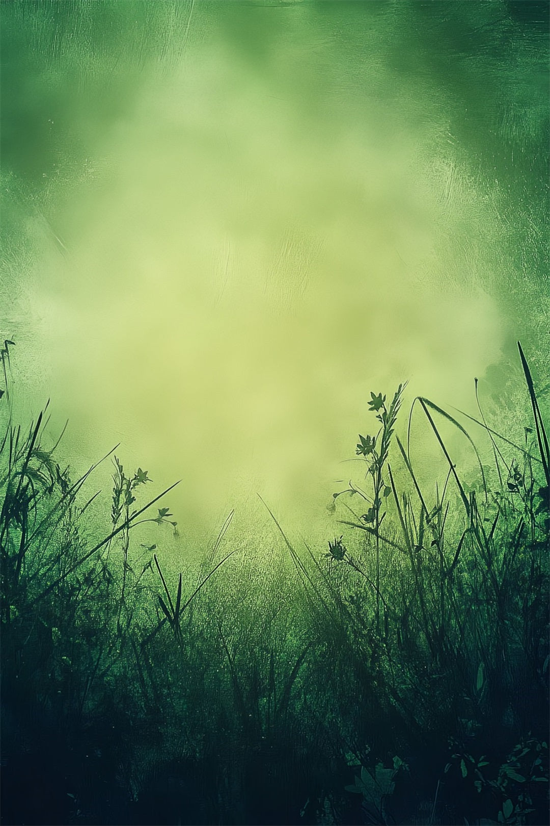 Foto-Porträt-Hintergrund Verdant Meadow Glow Mist Studio-Porträt-Hintergründe LXX61-11