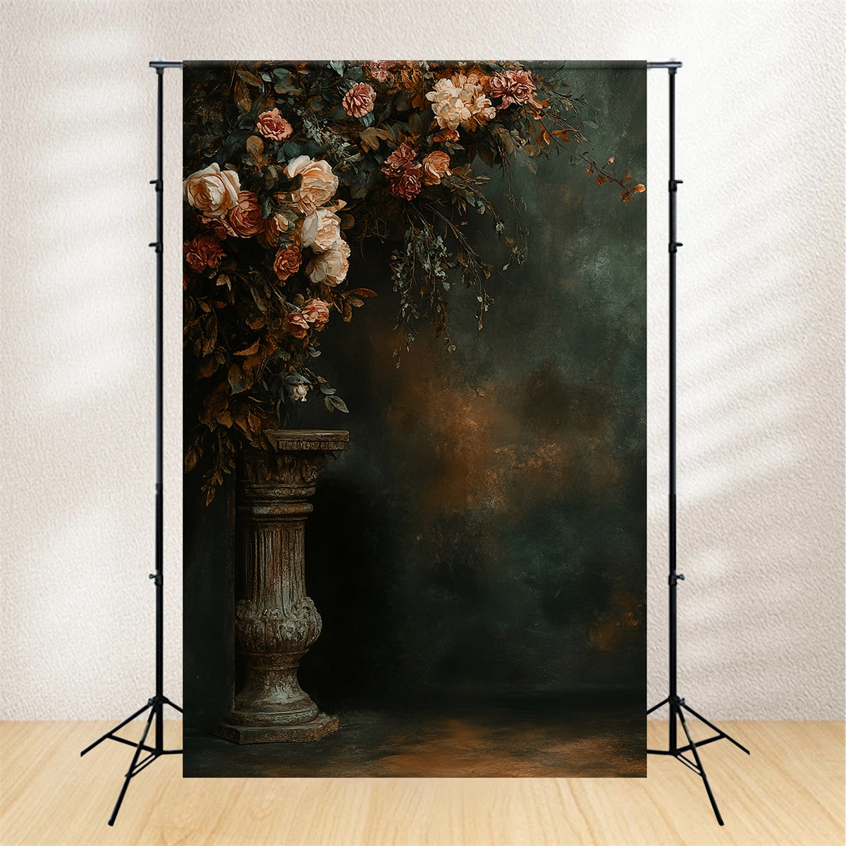 Porträt-Hintergründe Vintage-Blumen-Sockel-Hintergründe für Familienporträts LXX61-2