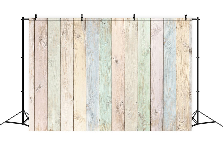 Ostern Multi-Color Holzplatte Backdrop M1-16