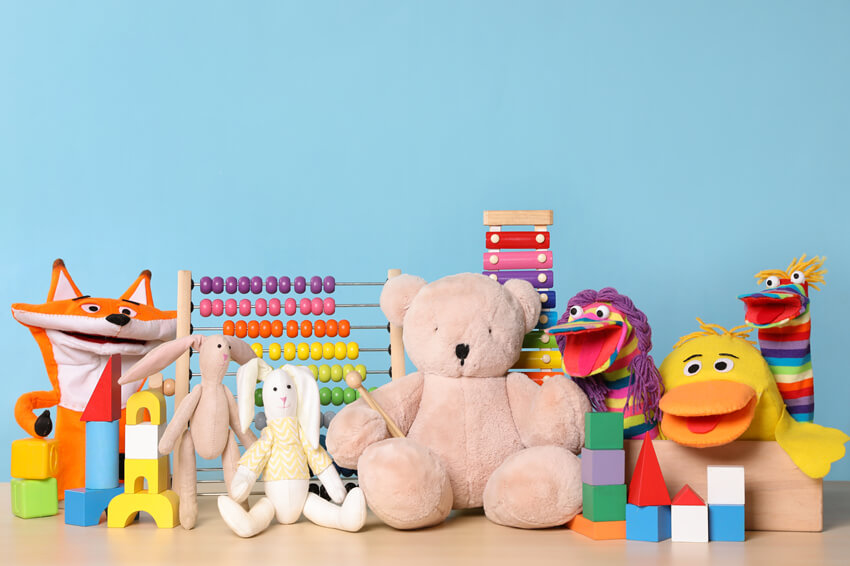 Toys Abacus Decor Zurück zur Schule Hintergrund M5-90