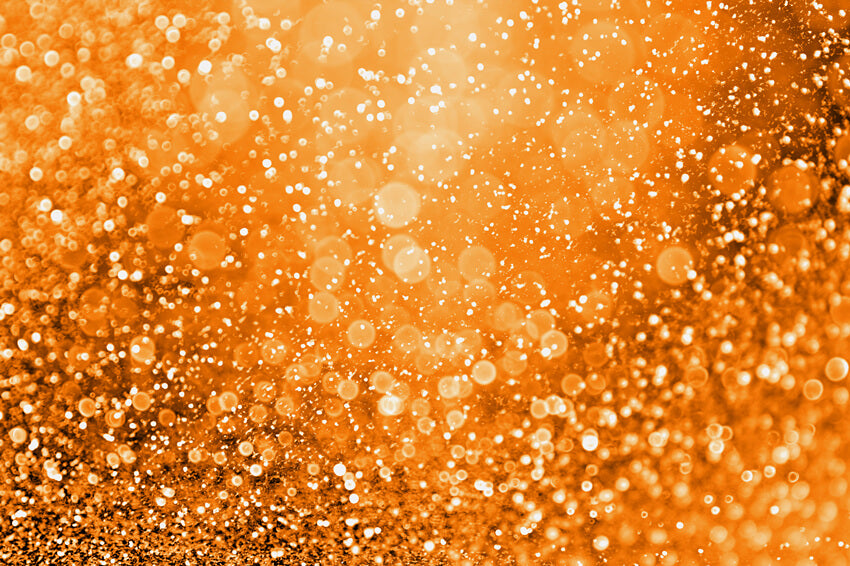 Glitter Orange Bokeh Party Dekoration Kulisse M8-30