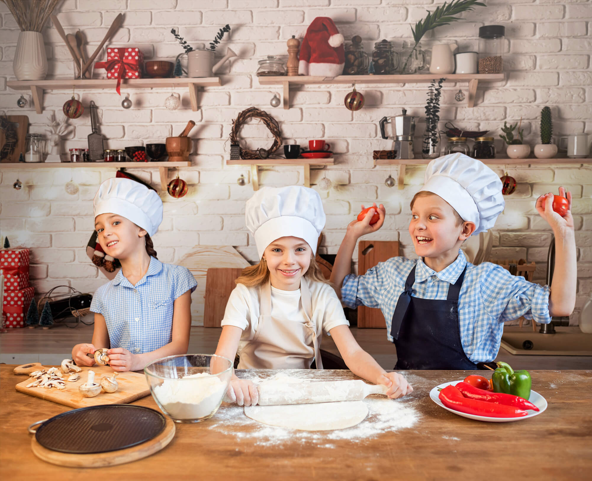 Weihnachten Küche Studio Fotografie Kulisse M8-62