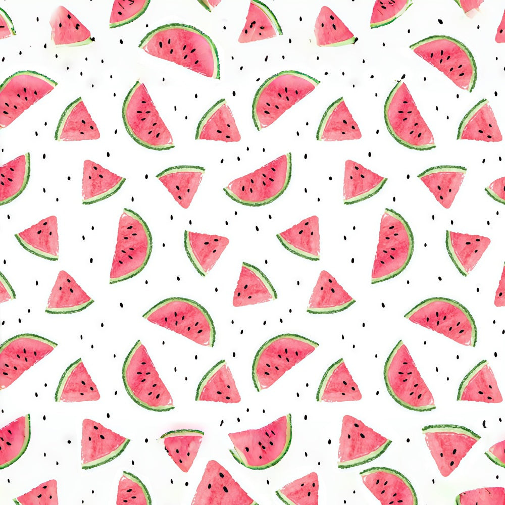 Cake Smash Hintergrund Wassermelonenmuster Sommer Geburtstag Hintergrund MRR10-19
